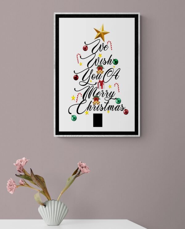 Christmas Wall Art, Digital Download, Christmas Printable, Instant Prints, Christmas Party Background, Christmas Wall Frames, Wall Art - Image 9