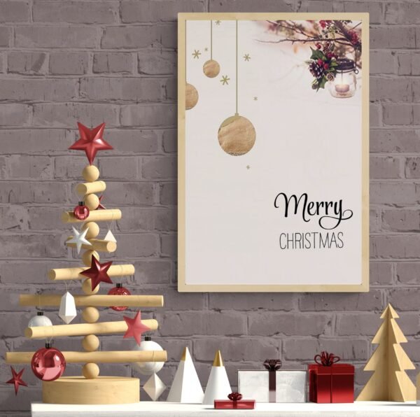 Christmas Wall Art, Digital Download, Christmas Printable, Instant Prints, Christmas Party Background, Christmas Wall Frames, Wall Art - Image 2