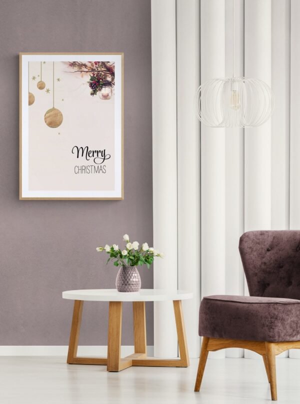Christmas Wall Art, Digital Download, Christmas Printable, Instant Prints, Christmas Party Background, Christmas Wall Frames, Wall Art - Image 3