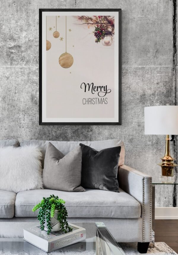 Christmas Wall Art, Digital Download, Christmas Printable, Instant Prints, Christmas Party Background, Christmas Wall Frames, Wall Art - Image 7