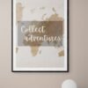Collect Adventures Wall Art, Inspirational Quote, Adventure Svg, Adventure Printable, Adventure Decal, Digital Download - Image 4