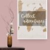 Collect Adventures Wall Art, Inspirational Quote, Adventure Svg, Adventure Printable, Adventure Decal, Digital Download - Image 6
