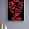 Love Yourself Wall Art, Love Yourself Print, Self Love Print, Printable Wall Art, Digital Download - Image 7
