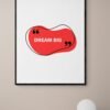 Dream Big, Printable Wall Art, Dream Big Printable, Wall Hangings, Digital Download - Image 4