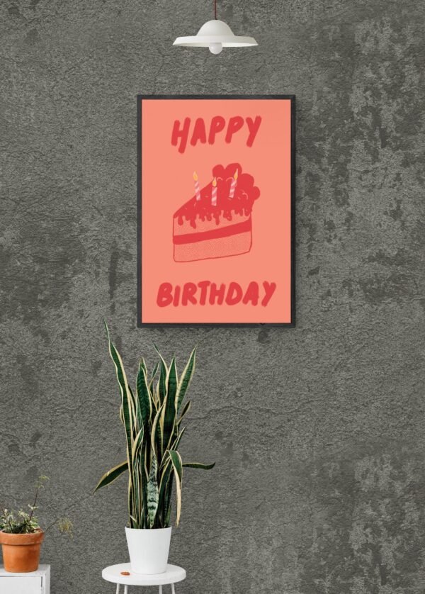 Happy Birthday Wall Art, Birthday Wall Decoration, Printable Wall Art, Instant Download, Digital Download , Birthday Frames, Birthday Poster - Image 8