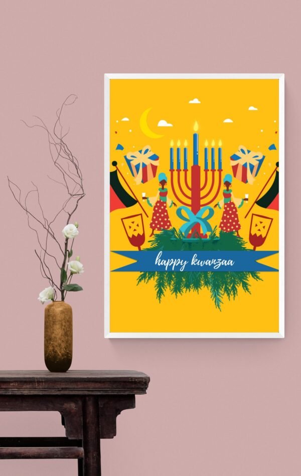 Happy Kwanzaa, Kwanzaa Decorations, Kwanzaa Wall Art, Wall Hangings, Printable Wall Art, Digital Download - Image 6