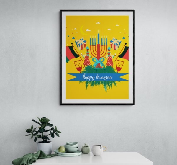 Happy Kwanzaa, Kwanzaa Decorations, Kwanzaa Wall Art, Wall Hangings, Printable Wall Art, Digital Download - Image 7