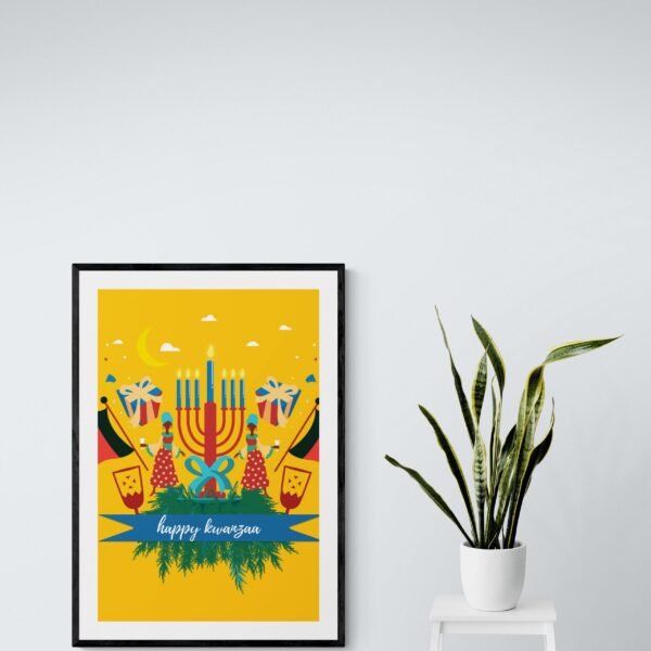 Happy Kwanzaa, Kwanzaa Decorations, Kwanzaa Wall Art, Wall Hangings, Printable Wall Art, Digital Download - Image 8