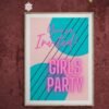 Girls Party Wall Art, Instant Download, Party Decorations, Digital Download, Girls Party Wall Print, Printable Wall Art - Image 9