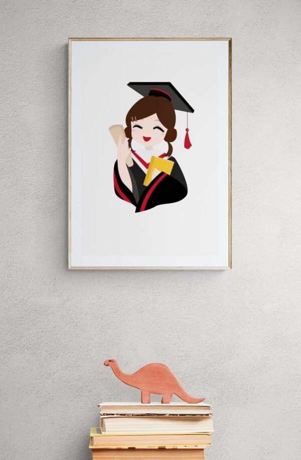 Happy Graduation, Happy Moments, Graduation Posters, Graduation Wall Art, Digital Download, Instant Download, Happy Graduation Frames