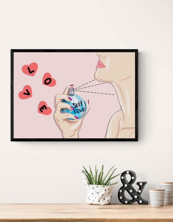Self Love Wall Art, Self Love Poster, Self Love Perfume, Printable Wall Art, Digital Download - Image 5