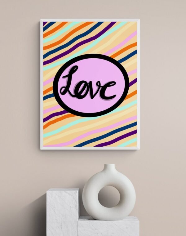 Love Wall Art, Self Love Wall Decor,Self Love Poster, Printable Wall Art, Digital Download - Image 4