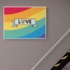 Love Wins Art, Love Is Love, Rainbow Wall Art, LGBT Wall Decor, Printable Wall Art, Digital Download - Image 4