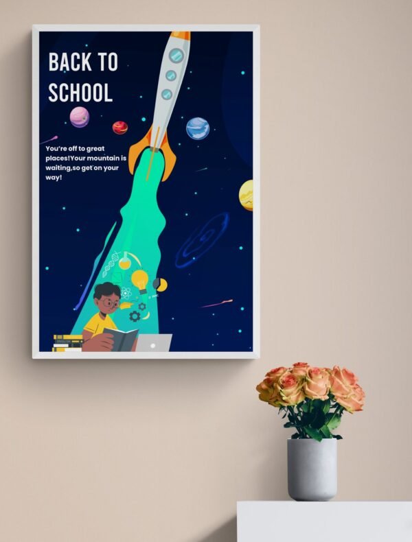 Back To School, Printable Wall Art, Back To School Decor, Classroom Decor, Digital Download - Image 2