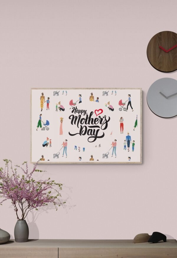 Happy Mother's Day Print Art, Instant Download, Printable, Gift For Mom - Image 5