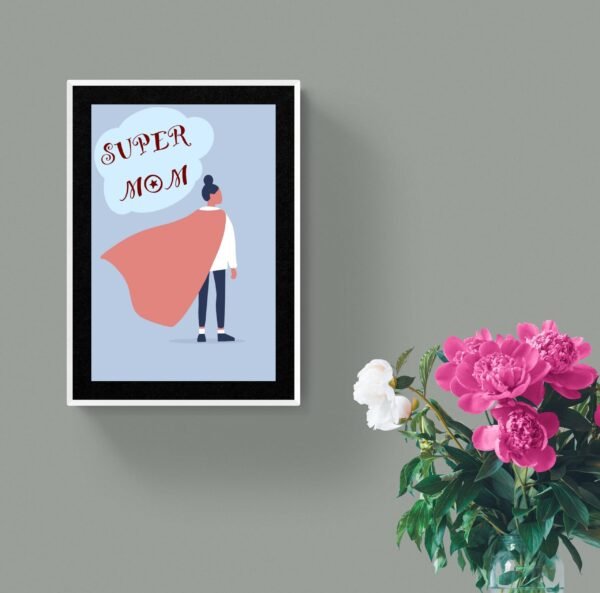Super Mom Print Art, Digital Download, Happy Mother's Day, Super Mom Day - Image 7