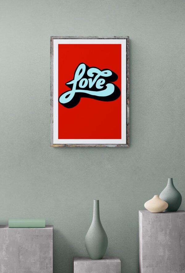 Love, Typography Wall Art, Instant Download, Digital Download, Typography Prints