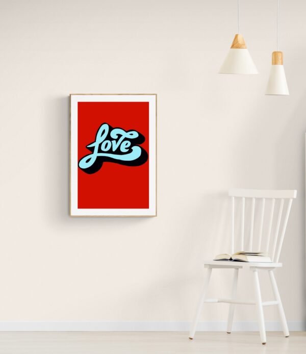 Love, Typography Wall Art, Instant Download, Digital Download, Typography Prints - Image 3