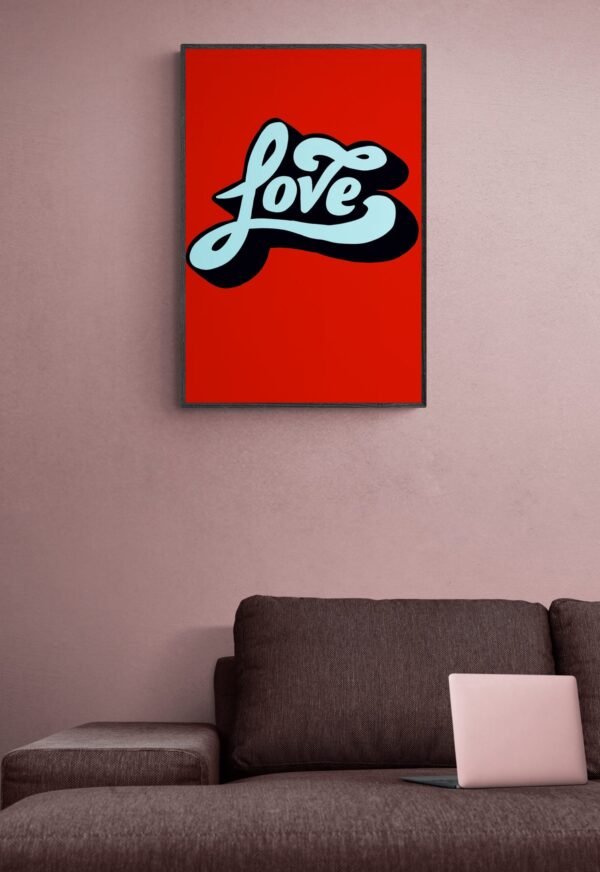 Love, Typography Wall Art, Instant Download, Digital Download, Typography Prints - Image 5