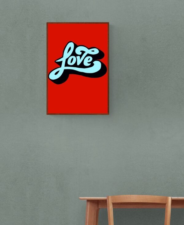 Love, Typography Wall Art, Instant Download, Digital Download, Typography Prints - Image 7