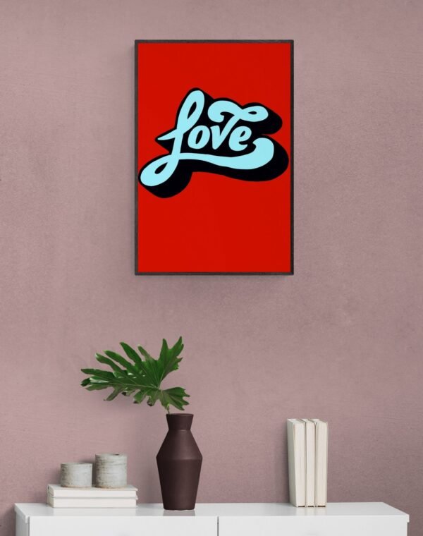 Love, Typography Wall Art, Instant Download, Digital Download, Typography Prints - Image 8