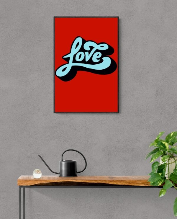Love, Typography Wall Art, Instant Download, Digital Download, Typography Prints - Image 9