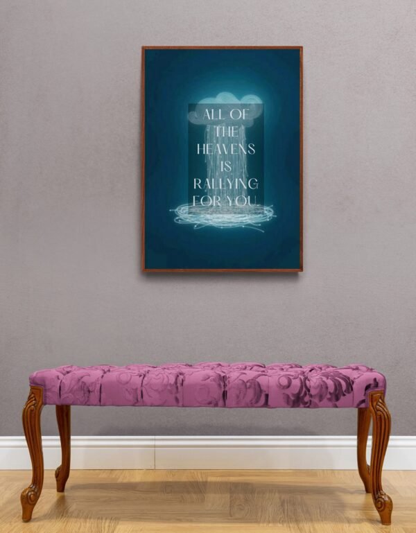 All of the heavens is falling for you, Typography Wall Art, Instant Download, Digital Download, Typography Prints