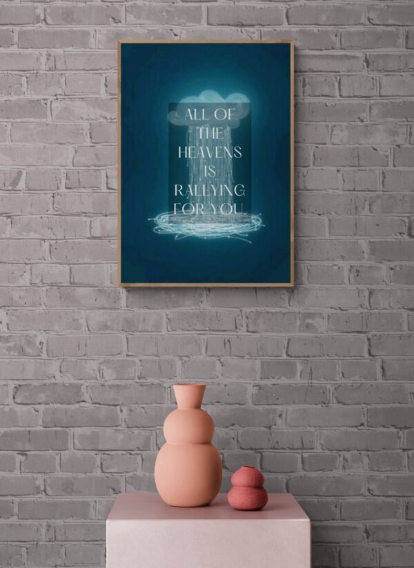 All of the heavens is falling for you, Typography Wall Art, Instant Download, Digital Download, Typography Prints - Image 5