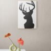 Deer Portrait, Typography Wall Art, Instant Download, Digital Download, Typography Prints - Image 2