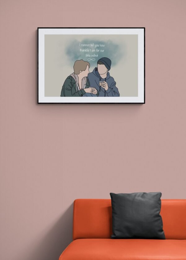 Fault in our stars, Typography Wall Art, Instant Download, Digital Download, Typography Prints - Image 3