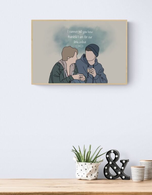 Fault in our stars, Typography Wall Art, Instant Download, Digital Download, Typography Prints - Image 4