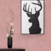 Deer Portrait, Typography Wall Art, Instant Download, Digital Download, Typography Prints - Image 6
