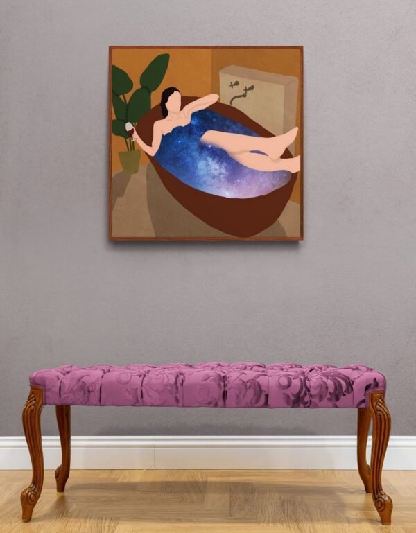 Girl in a Tub, Typography Wall Art, Instant Download, Digital Download, Typography Prints