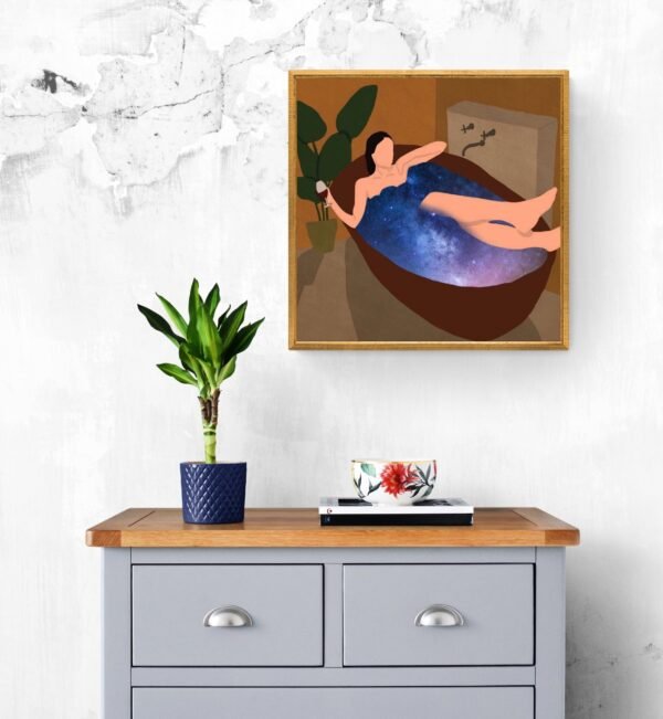 Girl in a Tub, Typography Wall Art, Instant Download, Digital Download, Typography Prints - Image 8