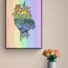 Lgbt Pride Poster, Love is Love, Love Wins, Printable Wall Art, Lgbt Artwork, Lgbt Canvas, Digital Download - Image 2