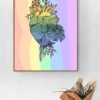Lgbt Pride Poster, Love is Love, Love Wins, Printable Wall Art, Lgbt Artwork, Lgbt Canvas, Digital Download - Image 4