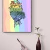Lgbt Pride Poster, Love is Love, Love Wins, Printable Wall Art, Lgbt Artwork, Lgbt Canvas, Digital Download - Image 5