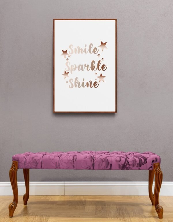 Smile Sparkle Shine, Typography Wall Art, Instant Download, Digital Download, Typography Prints