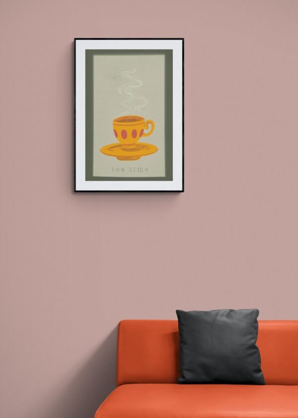 Tea time, Typography Wall Art, Instant Download, Digital Download, Typography Prints - Image 3