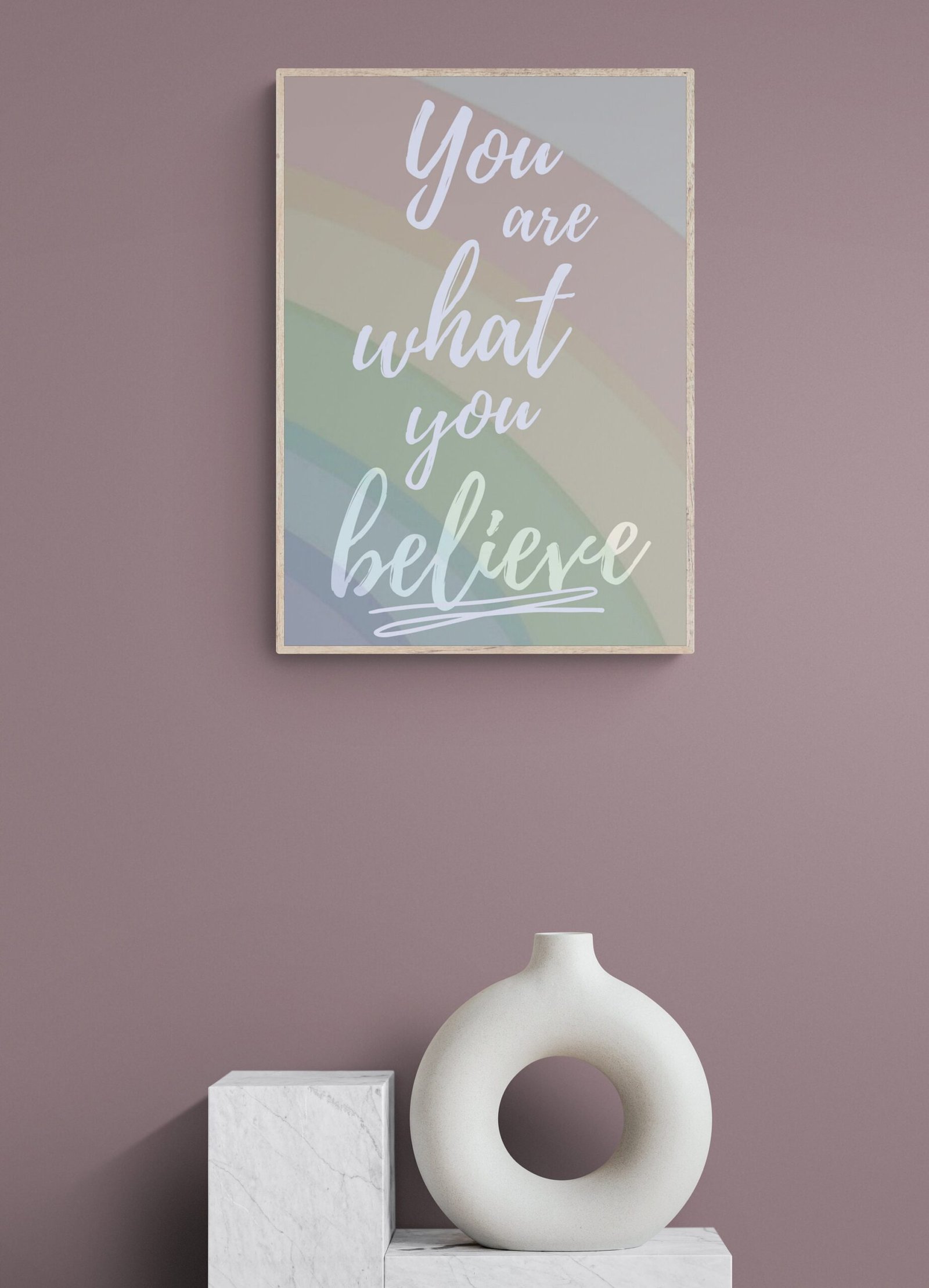 You are what you believe , Quotes Wall Art, Instant Download, Positive Affirmation, Printable Wall Art, Digital Download - Image 3