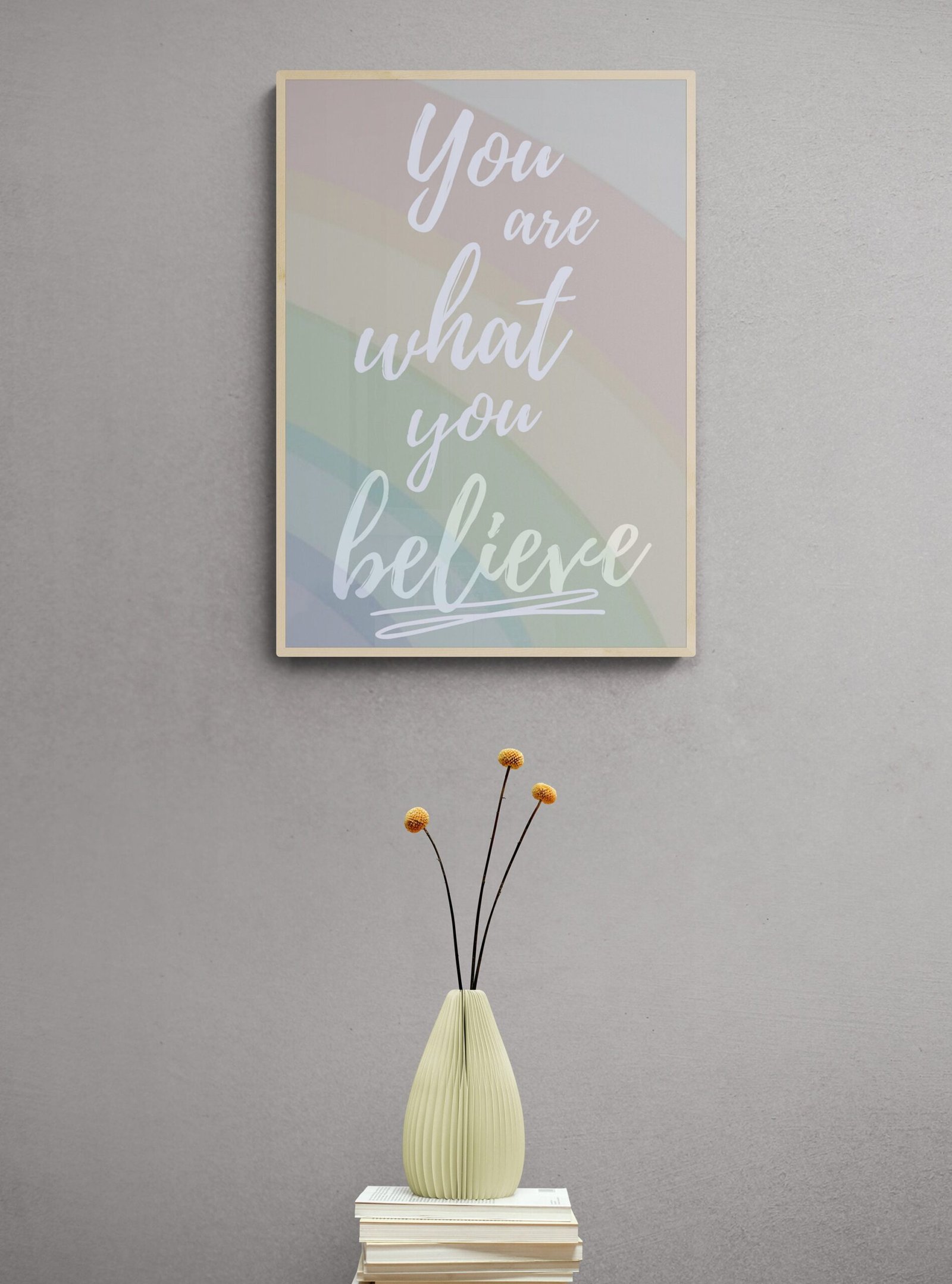 You are what you believe , Quotes Wall Art, Instant Download, Positive Affirmation, Printable Wall Art, Digital Download - Image 4
