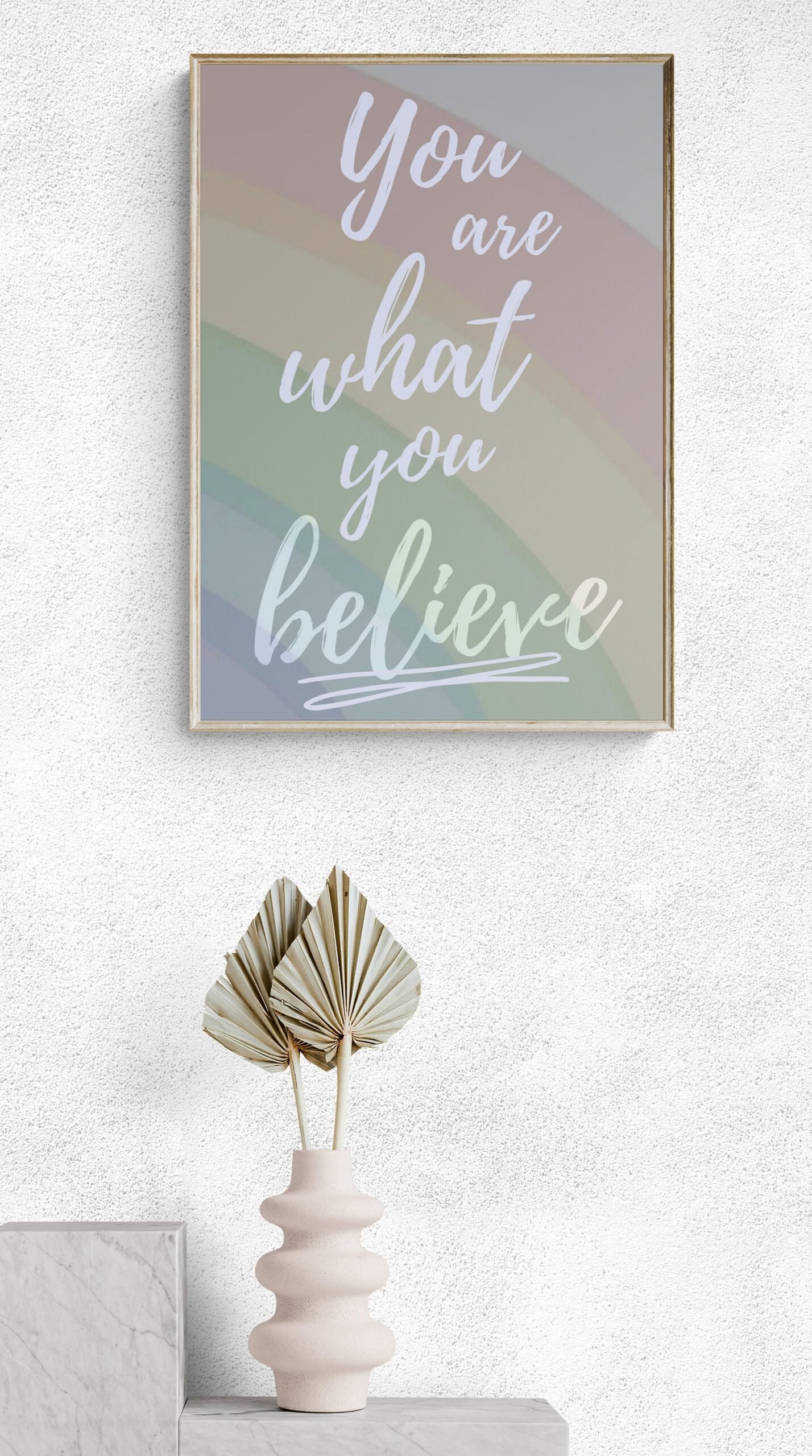 You are what you believe , Quotes Wall Art, Instant Download, Positive Affirmation, Printable Wall Art, Digital Download - Image 9
