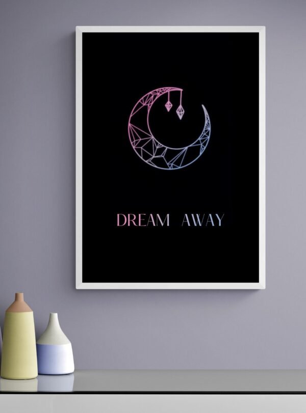 Dream Away, Dream Wall Art, Quote Art, Follow Your Dreams, Printable Wall Art, Digital Download - Image 7