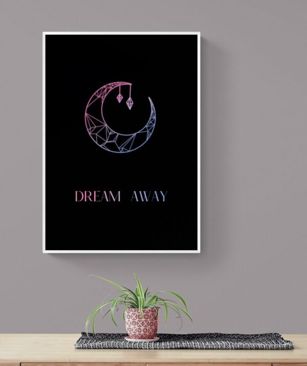 Dream Away, Dream Wall Art, Quote Art, Follow Your Dreams, Printable Wall Art, Digital Download - Image 9