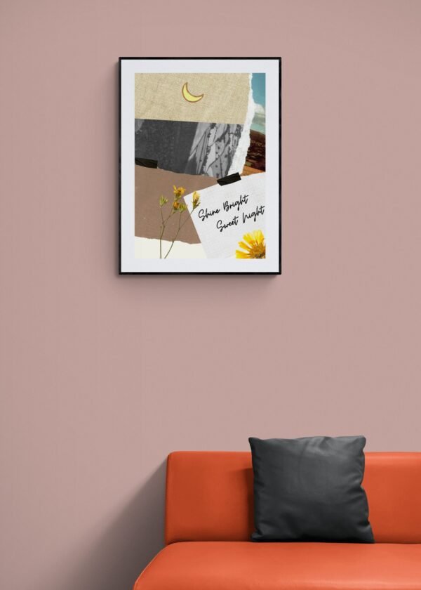 Shine Bright Sweet Night , Typography Wall Art, Instant Download, Digital Download, Typography Prints - Image 3