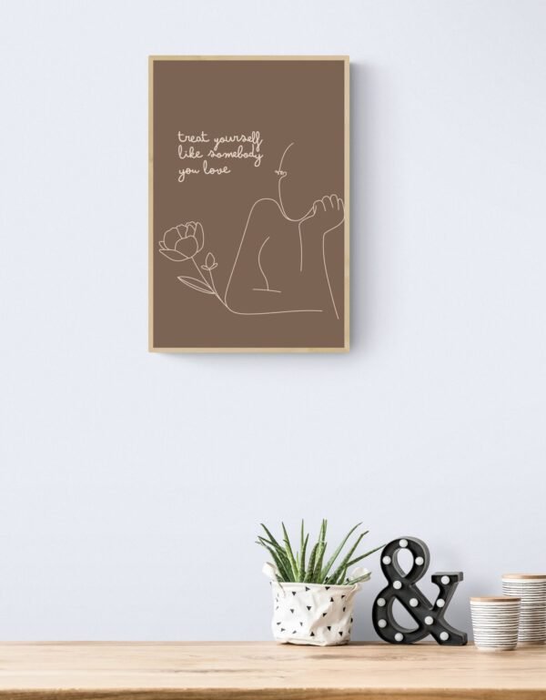 Love yourself like somebody you love, Typography Wall Art, Instant Download, Digital Download, Typography Prints - Image 4