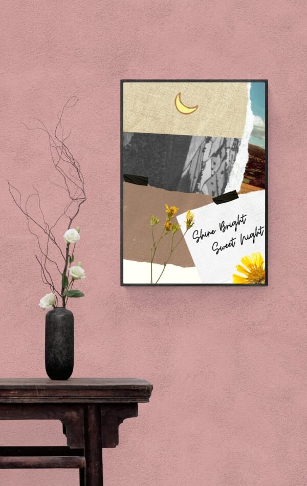 Shine Bright Sweet Night , Typography Wall Art, Instant Download, Digital Download, Typography Prints - Image 6