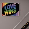 Love Wins Quote, Printable Wall Art, Pride Wall Art, Lgbtq Poster, Digital Download - Image 3