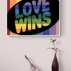 Love Wins Quote, Printable Wall Art, Pride Wall Art, Lgbtq Poster, Digital Download - Image 6