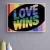 Love Wins Quote, Printable Wall Art, Pride Wall Art, Lgbtq Poster, Digital Download - Image 7